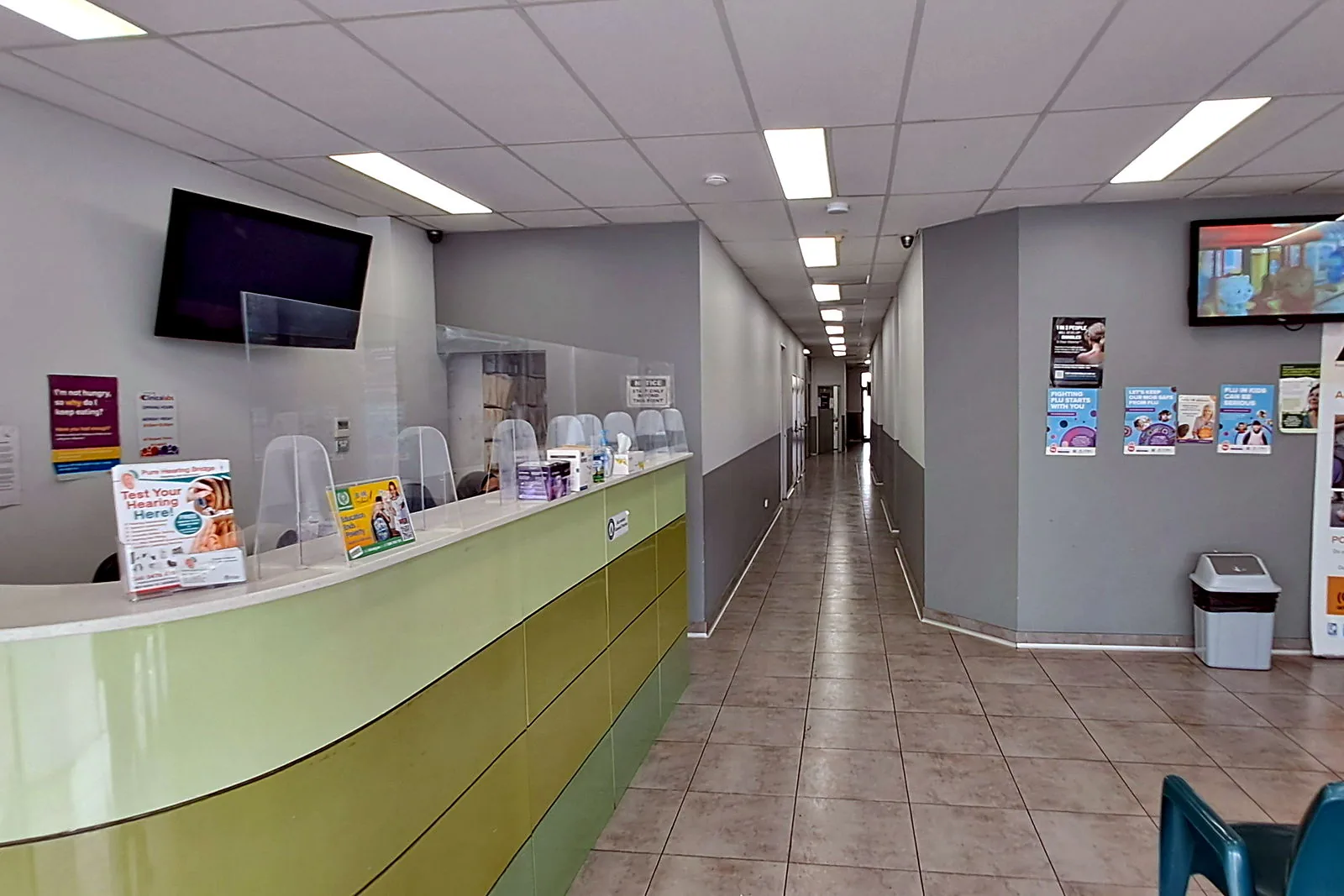 Reception at our Lakemba clinic inside the United Medical Centre